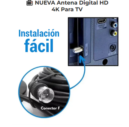 Antena Tv Digital HD Magnética